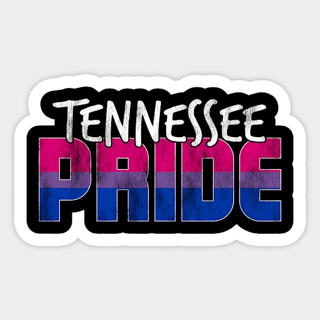 Tennessee Pride Bisexual Flag Sticker by wheedesign